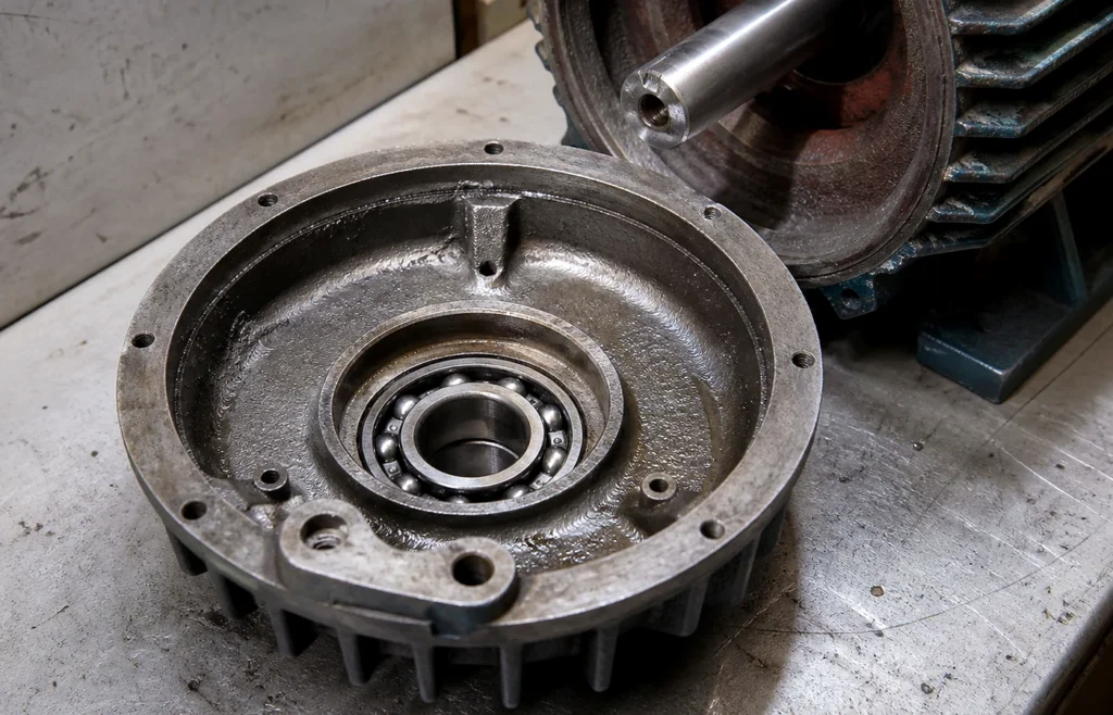 Electric motor bearing — 6900 Series Thin Section Ball Bearings in service