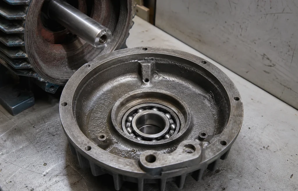 Electric motor bearing — S6800 Series Stainless Steel Thin Section Ball Bearings in service