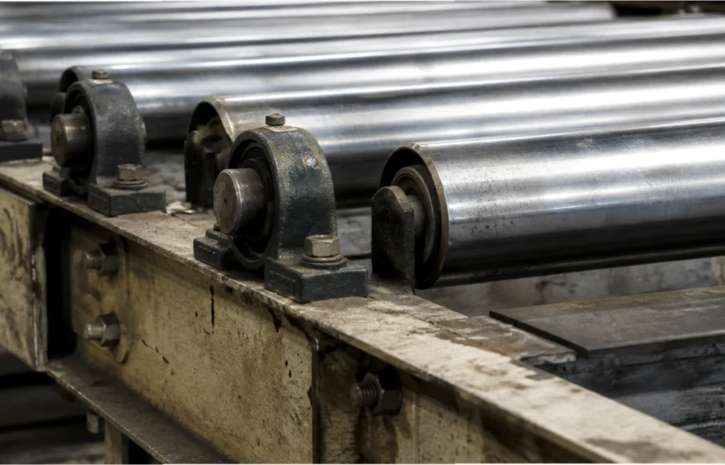 Conveyor roller bearing — UC200 Series Insert Bearings in service