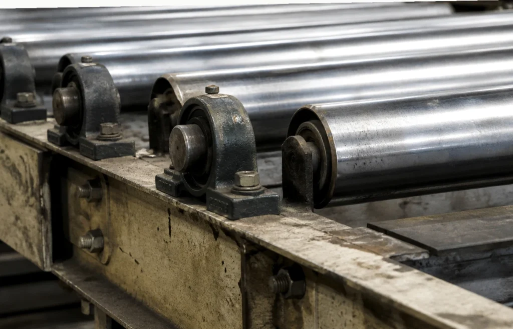 Conveyor roller bearing — 23100 Series Spherical Roller Bearings in service