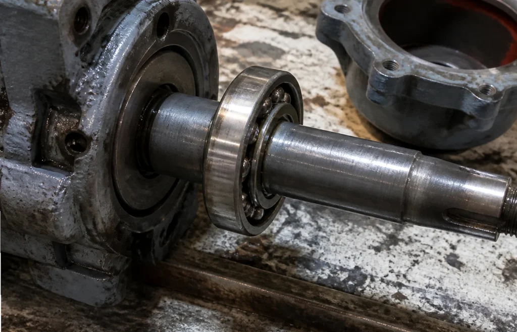 Pump shaft bearing — 6000-2RS Series Sealed Ball Bearings in service