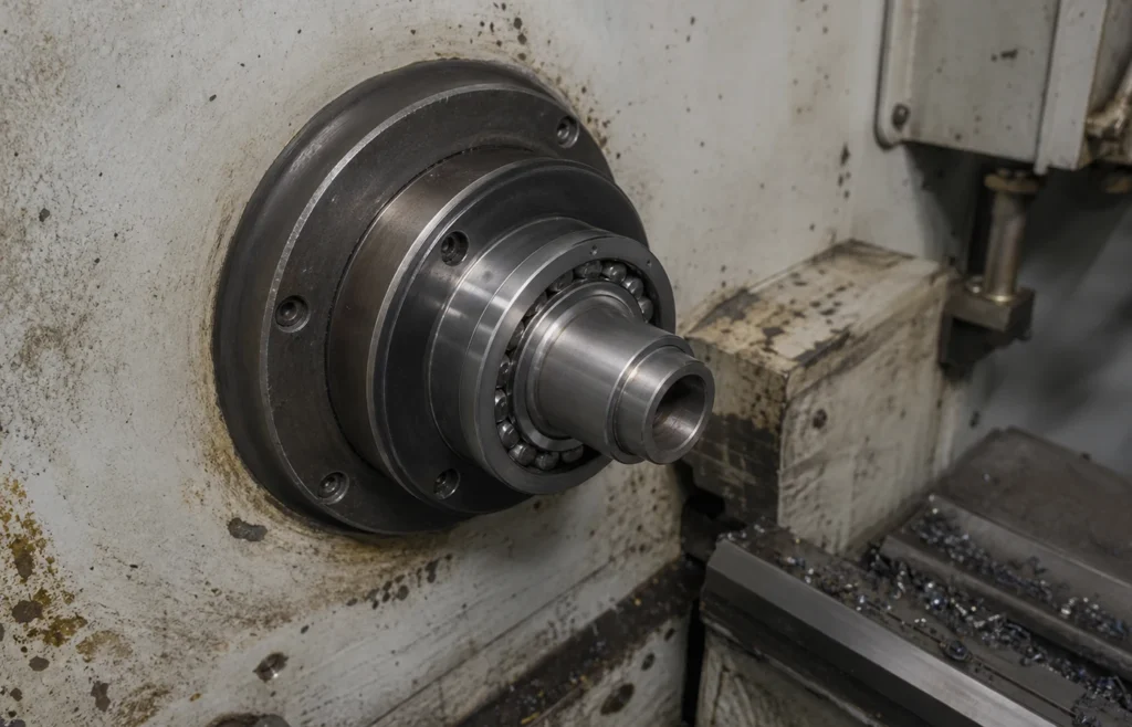 Machine tool spindle bearing — 7000C Series Angular Contact Ball Bearings in service