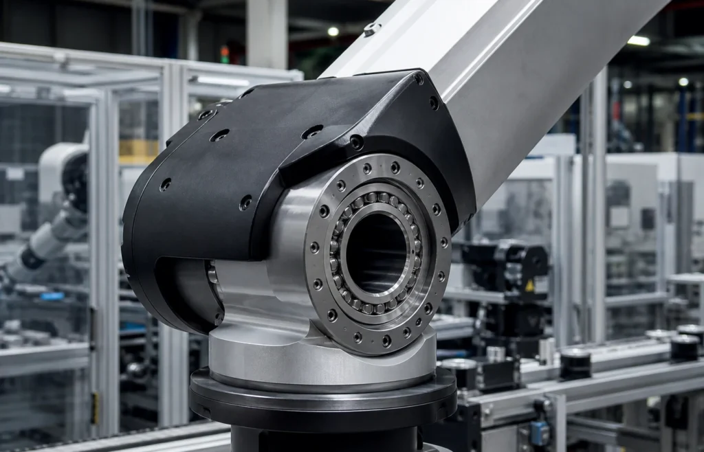 Robot arm joint bearing — a typical application for 7000C Series Angular Contact Ball Bearings