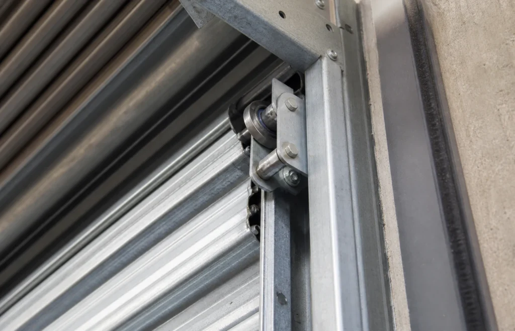 Rolling shutter track bearing — a typical application for KR Series Stud Type Track Rollers